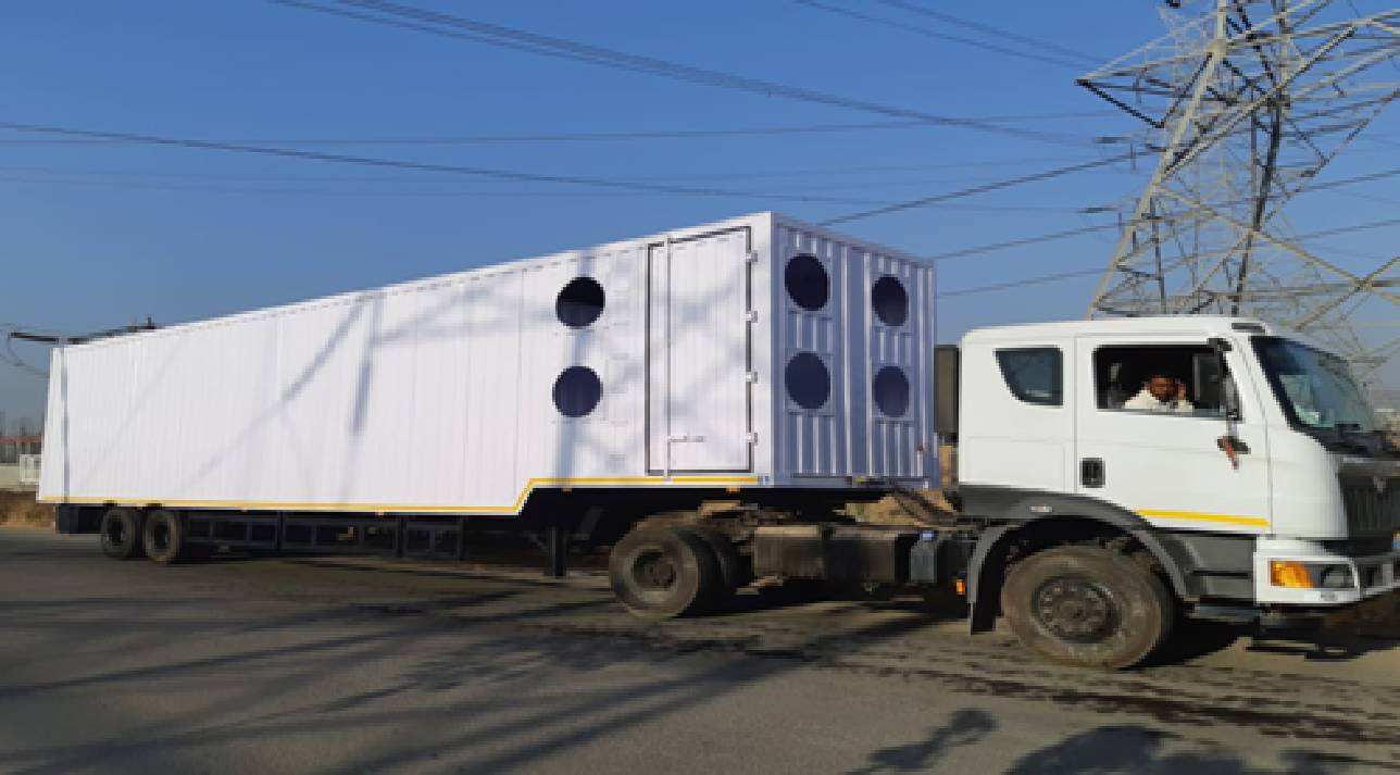 MOBILE SLIDING CONTAINER